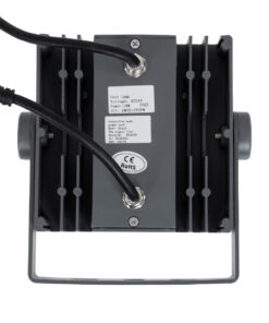 GloboStar® FLOOD-TINY 90370 Προβολέας Wall Washer για Φωτισμό Κτιρίων LED 27W 2295lm 3° DC 24V Αδιάβροχο IP65 L13.8 x W16.4 x H7cm RGBW DMX512 – Γκρι Ανθρακί – 3 Years Warranty