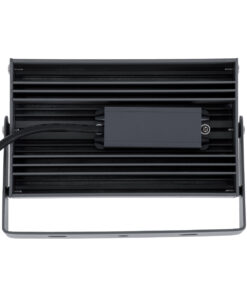 GloboStar® FLOOD-KAMY 90372 Προβολέας Wall Washer με Αντιθαμβωτική Γρίλια για Φωτισμό Κτιρίων LED 30W 2700lm 5° DC 24V Αδιάβροχο IP65 L19.5 x W10.7 x H9.5cm Θερμό Λευκό 3000K – Γκρι Ανθρακί – 3 Years Warranty