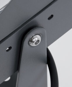 GloboStar® FLOOD-KAMY 90372 Προβολέας Wall Washer με Αντιθαμβωτική Γρίλια για Φωτισμό Κτιρίων LED 30W 2700lm 5° DC 24V Αδιάβροχο IP65 L19.5 x W10.7 x H9.5cm Θερμό Λευκό 3000K – Γκρι Ανθρακί – 3 Years Warranty