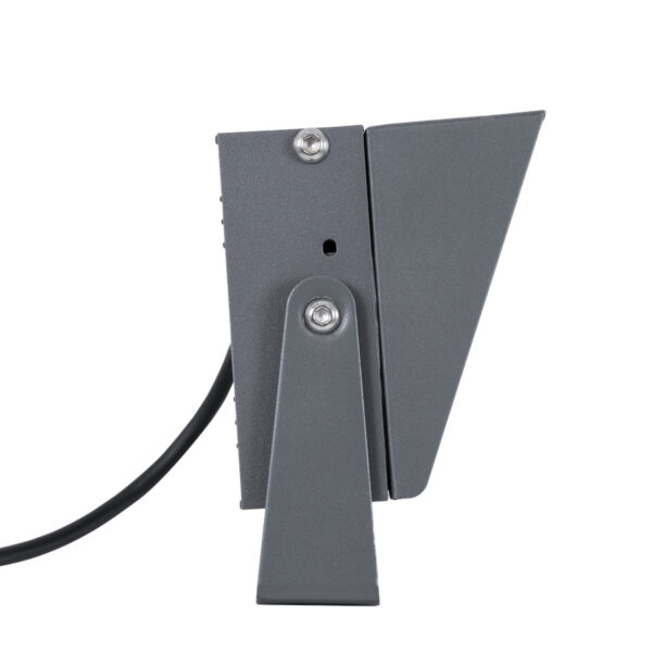 GloboStar® FLOOD-KAMY 90373 Προβολέας Wall Washer με Αντιθαμβωτική Γρίλια για Φωτισμό Κτιρίων LED 30W 2850lm 5° DC 24V Αδιάβροχο IP65 L19.5 x W10.7 x H9.5cm Φυσικό Λευκό 4500K – Γκρι Ανθρακί – 3 Years Warranty
