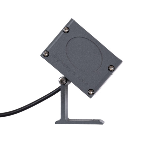 GloboStar® FLOOD-DANY 90374 Προβολέας Wall Washer για Φωτισμό Κτιρίων LED 24W 2040lm 5° DC 24V Αδιάβροχο IP65 L16 x W9.5 x H7.5cm Αρχιτεκτονικό Πορτοκαλί 2200K – Γκρι Ανθρακί – 3 Years Warranty
