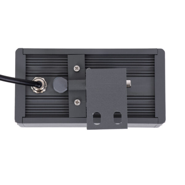 GloboStar® FLOOD-DANY 90374 Προβολέας Wall Washer για Φωτισμό Κτιρίων LED 24W 2040lm 5° DC 24V Αδιάβροχο IP65 L16 x W9.5 x H7.5cm Αρχιτεκτονικό Πορτοκαλί 2200K – Γκρι Ανθρακί – 3 Years Warranty