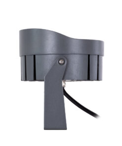 GloboStar® FLOOD-NIGMA 90378 Προβολέας Wall Washer με Αντιθαμβωτική Γρίλια για Φωτισμό Κτιρίων LED 24W 2160lm 30° DC 24V Αδιάβροχο IP65 L15 x W15 x H9.1cm Θερμό Λευκό 3000K – Γκρι Ανθρακί – 3 Years Warranty