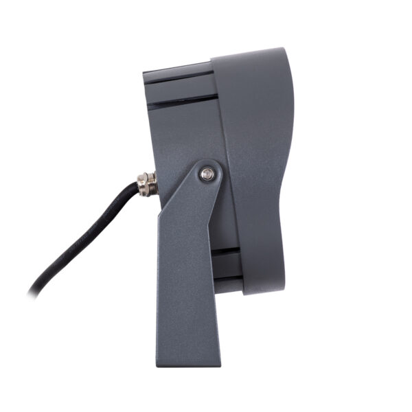 GloboStar® FLOOD-NIGMA 90379 Προβολέας Wall Washer με Αντιθαμβωτική Γρίλια για Φωτισμό Κτιρίων LED 24W 2280lm 30° DC 24V Αδιάβροχο IP65 L15 x W15 x H9.1cm Φυσικό Λευκό 4500K – Γκρι Ανθρακί – 3 Years Warranty