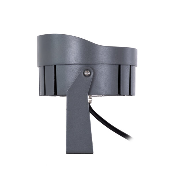 GloboStar® FLOOD-NIGMA 90379 Προβολέας Wall Washer με Αντιθαμβωτική Γρίλια για Φωτισμό Κτιρίων LED 24W 2280lm 30° DC 24V Αδιάβροχο IP65 L15 x W15 x H9.1cm Φυσικό Λευκό 4500K – Γκρι Ανθρακί – 3 Years Warranty