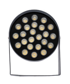 GloboStar® FLOOD-NIGMA 90379 Προβολέας Wall Washer με Αντιθαμβωτική Γρίλια για Φωτισμό Κτιρίων LED 24W 2280lm 30° DC 24V Αδιάβροχο IP65 L15 x W15 x H9.1cm Φυσικό Λευκό 4500K – Γκρι Ανθρακί – 3 Years Warranty