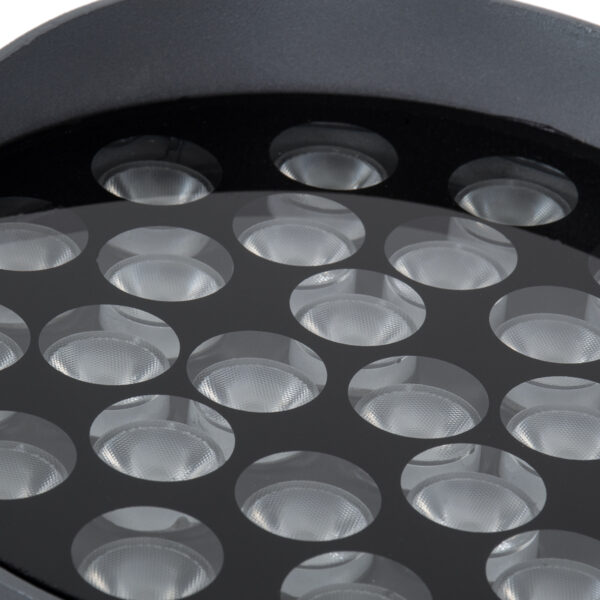 GloboStar® FLOOD-NIGMA 90379 Προβολέας Wall Washer με Αντιθαμβωτική Γρίλια για Φωτισμό Κτιρίων LED 24W 2280lm 30° DC 24V Αδιάβροχο IP65 L15 x W15 x H9.1cm Φυσικό Λευκό 4500K – Γκρι Ανθρακί – 3 Years Warranty