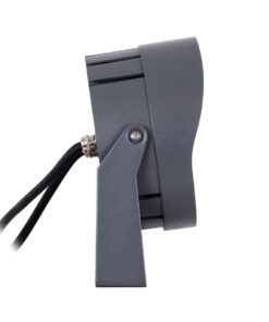 GloboStar® FLOOD-NIGMA 90396 Προβολέας Wall Washer για Φωτισμό Κτιρίων LED 24W 2040lm 30° DC 24V Αδιάβροχο IP65 L15 x W15 x H9.1cm RGBW DMX512 – Γκρι Ανθρακί – 3 Years Warranty