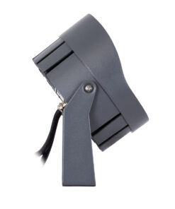 GloboStar® FLOOD-NIGMA 90396 Προβολέας Wall Washer για Φωτισμό Κτιρίων LED 24W 2040lm 30° DC 24V Αδιάβροχο IP65 L15 x W15 x H9.1cm RGBW DMX512 – Γκρι Ανθρακί – 3 Years Warranty