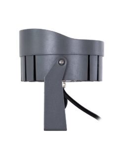 GloboStar® FLOOD-NIGMA 90396 Προβολέας Wall Washer για Φωτισμό Κτιρίων LED 24W 2040lm 30° DC 24V Αδιάβροχο IP65 L15 x W15 x H9.1cm RGBW DMX512 – Γκρι Ανθρακί – 3 Years Warranty