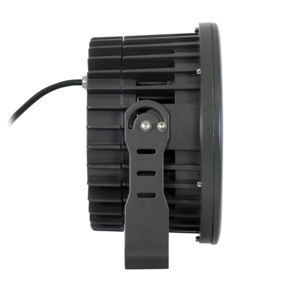 GloboStar® FLOOD-NEVA 90399 Προβολέας Wall Washer για Φωτισμό Κτιρίων LED 54W 5130lm 30° DC 24V Αδιάβροχο IP65 L24.5 x W24.5 x H14.7cm Φυσικό Λευκό 4500K – Μαύρο – 3 Years Warranty