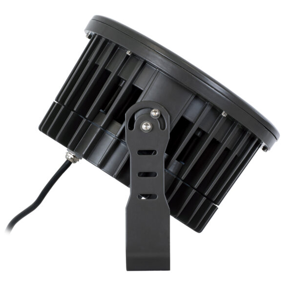 GloboStar® FLOOD-NEVA 90399 Προβολέας Wall Washer για Φωτισμό Κτιρίων LED 54W 5130lm 30° DC 24V Αδιάβροχο IP65 L24.5 x W24.5 x H14.7cm Φυσικό Λευκό 4500K – Μαύρο – 3 Years Warranty