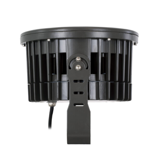 GloboStar® FLOOD-NEVA 90399 Προβολέας Wall Washer για Φωτισμό Κτιρίων LED 54W 5130lm 30° DC 24V Αδιάβροχο IP65 L24.5 x W24.5 x H14.7cm Φυσικό Λευκό 4500K – Μαύρο – 3 Years Warranty