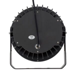 GloboStar® FLOOD-NEVA 90399 Προβολέας Wall Washer για Φωτισμό Κτιρίων LED 54W 5130lm 30° DC 24V Αδιάβροχο IP65 L24.5 x W24.5 x H14.7cm Φυσικό Λευκό 4500K – Μαύρο – 3 Years Warranty