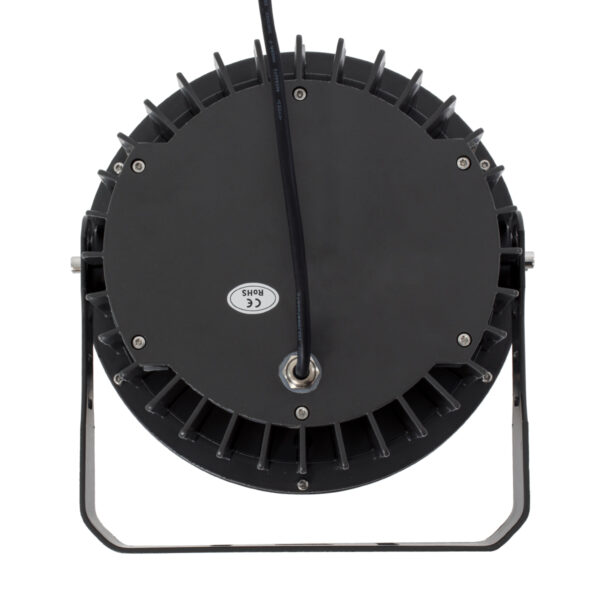 GloboStar® FLOOD-NEVA 90399 Προβολέας Wall Washer για Φωτισμό Κτιρίων LED 54W 5130lm 30° DC 24V Αδιάβροχο IP65 L24.5 x W24.5 x H14.7cm Φυσικό Λευκό 4500K – Μαύρο – 3 Years Warranty
