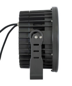 GloboStar® FLOOD-NEVA 90400 Προβολέας Wall Washer για Φωτισμό Κτιρίων LED 72W 6120lm 30° DC 24V Αδιάβροχο IP65 L24.5 x W24.5 x H14.7cm RGBW DMX512 – Μαύρο – 3 Years Warranty