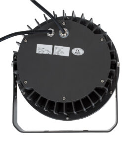 GloboStar® FLOOD-NEVA 90400 Προβολέας Wall Washer για Φωτισμό Κτιρίων LED 72W 6120lm 30° DC 24V Αδιάβροχο IP65 L24.5 x W24.5 x H14.7cm RGBW DMX512 – Μαύρο – 3 Years Warranty