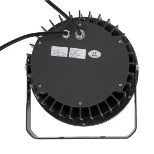 GloboStar® FLOOD-NEVA 90400 Προβολέας Wall Washer για Φωτισμό Κτιρίων LED 72W 6120lm 30° DC 24V Αδιάβροχο IP65 L24.5 x W24.5 x H14.7cm RGBW DMX512 – Μαύρο – 3 Years Warranty