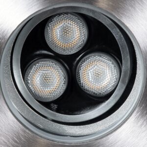 GloboStar® UNDERWATER-LUNTA 90403 Υποβρύχιο Χωνευτό Κινούμενο Φωτιστικό Σποτ Ειδικό για Σιντριβάνια LED 12W 1020lm 60° DC 24V Αδιάβροχο IP68 Φ12 x Υ13cm RGBW DMX512 – Ανοξείδωτο Ατσάλι – 3 Years Warranty