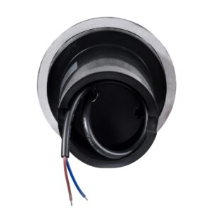 GloboStar® UNDERWATER-LUNTA 90402 Υποβρύχιο Χωνευτό Κινούμενο Φωτιστικό Σποτ Ειδικό για Σιντριβάνια LED 12W 1200lm 60° DC 24V Αδιάβροχο IP68 Φ12 x Υ13cm Ψυχρό Λευκό 6000K – Ανοξείδωτο Ατσάλι – 3 Years Warranty