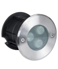 GloboStar® UNDERWATER-GUNE 90404 Υποβρύχιο Χωνευτό Φωτιστικό Σποτ Ειδικό για Σιντριβάνια LED 12W 1080lm 60° DC 24V Αδιάβροχο IP68 Φ10 x Υ7.5cm Θερμό Λευκό 2700K – Ανοξείδωτο Ατσάλι – 3 Years Warranty