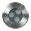 GloboStar® UNDERWATER-GUNE 90404 Υποβρύχιο Χωνευτό Φωτιστικό Σποτ Ειδικό για Σιντριβάνια LED 12W 1080lm 60° DC 24V Αδιάβροχο IP68 Φ10 x Υ7.5cm Θερμό Λευκό 2700K – Ανοξείδωτο Ατσάλι – 3 Years Warranty
