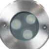 GloboStar® UNDERWATER-GUNE 90404 Υποβρύχιο Χωνευτό Φωτιστικό Σποτ Ειδικό για Σιντριβάνια LED 12W 1080lm 60° DC 24V Αδιάβροχο IP68 Φ10 x Υ7.5cm Θερμό Λευκό 2700K – Ανοξείδωτο Ατσάλι – 3 Years Warranty