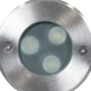 GloboStar® UNDERWATER-GUNE 90404 Υποβρύχιο Χωνευτό Φωτιστικό Σποτ Ειδικό για Σιντριβάνια LED 12W 1080lm 60° DC 24V Αδιάβροχο IP68 Φ10 x Υ7.5cm Θερμό Λευκό 2700K – Ανοξείδωτο Ατσάλι – 3 Years Warranty