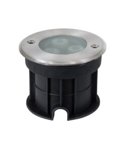 GloboStar® UNDERWATER-GUNE 90404 Υποβρύχιο Χωνευτό Φωτιστικό Σποτ Ειδικό για Σιντριβάνια LED 12W 1080lm 60° DC 24V Αδιάβροχο IP68 Φ10 x Υ7.5cm Θερμό Λευκό 2700K – Ανοξείδωτο Ατσάλι – 3 Years Warranty