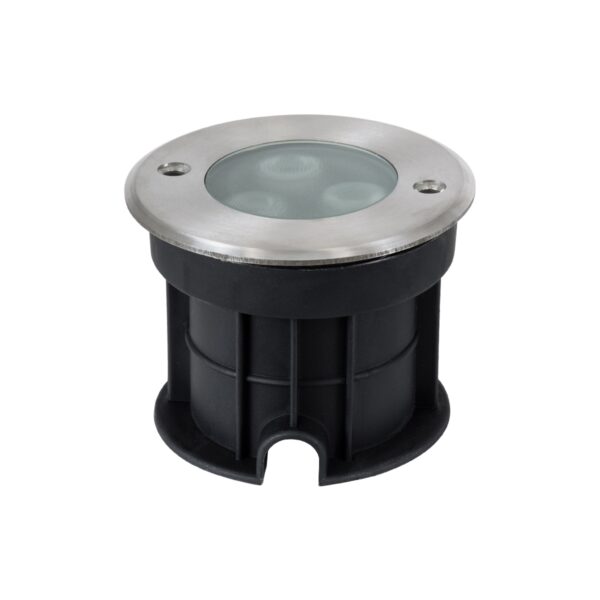 GloboStar® UNDERWATER-GUNE 90404 Υποβρύχιο Χωνευτό Φωτιστικό Σποτ Ειδικό για Σιντριβάνια LED 12W 1080lm 60° DC 24V Αδιάβροχο IP68 Φ10 x Υ7.5cm Θερμό Λευκό 2700K – Ανοξείδωτο Ατσάλι – 3 Years Warranty