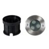 GloboStar® UNDERWATER-GUNE 90404 Υποβρύχιο Χωνευτό Φωτιστικό Σποτ Ειδικό για Σιντριβάνια LED 12W 1080lm 60° DC 24V Αδιάβροχο IP68 Φ10 x Υ7.5cm Θερμό Λευκό 2700K – Ανοξείδωτο Ατσάλι – 3 Years Warranty