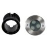 GloboStar® UNDERWATER-GUNE 90404 Υποβρύχιο Χωνευτό Φωτιστικό Σποτ Ειδικό για Σιντριβάνια LED 12W 1080lm 60° DC 24V Αδιάβροχο IP68 Φ10 x Υ7.5cm Θερμό Λευκό 2700K – Ανοξείδωτο Ατσάλι – 3 Years Warranty