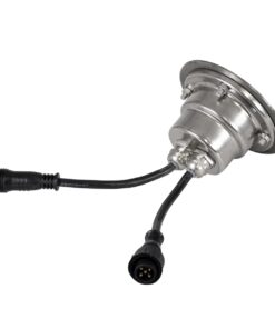 GloboStar® UNDERWATER-GUNE 90406 Υποβρύχιο Χωνευτό Φωτιστικό Σποτ Ειδικό για Σιντριβάνια LED 12W 1020lm 60° DC 24V Αδιάβροχο IP68 Φ10 x Υ7.5cm RGBW DMX512 – Ανοξείδωτο Ατσάλι – 3 Years Warranty