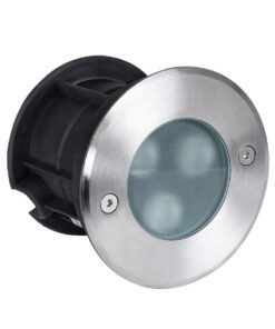 GloboStar® UNDERWATER-GUNE 90406 Υποβρύχιο Χωνευτό Φωτιστικό Σποτ Ειδικό για Σιντριβάνια LED 12W 1020lm 60° DC 24V Αδιάβροχο IP68 Φ10 x Υ7.5cm RGBW DMX512 – Ανοξείδωτο Ατσάλι – 3 Years Warranty