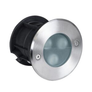 GloboStar® UNDERWATER-GUNE 90406 Υποβρύχιο Χωνευτό Φωτιστικό Σποτ Ειδικό για Σιντριβάνια LED 12W 1020lm 60° DC 24V Αδιάβροχο IP68 Φ10 x Υ7.5cm RGBW DMX512 – Ανοξείδωτο Ατσάλι – 3 Years Warranty