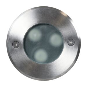 GloboStar® UNDERWATER-GUNE 90406 Υποβρύχιο Χωνευτό Φωτιστικό Σποτ Ειδικό για Σιντριβάνια LED 12W 1020lm 60° DC 24V Αδιάβροχο IP68 Φ10 x Υ7.5cm RGBW DMX512 – Ανοξείδωτο Ατσάλι – 3 Years Warranty