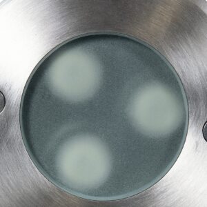 GloboStar® UNDERWATER-GUNE 90406 Υποβρύχιο Χωνευτό Φωτιστικό Σποτ Ειδικό για Σιντριβάνια LED 12W 1020lm 60° DC 24V Αδιάβροχο IP68 Φ10 x Υ7.5cm RGBW DMX512 – Ανοξείδωτο Ατσάλι – 3 Years Warranty