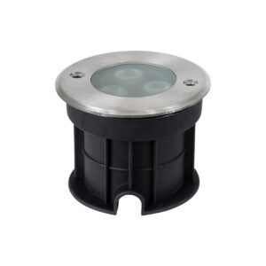 GloboStar® UNDERWATER-GUNE 90406 Υποβρύχιο Χωνευτό Φωτιστικό Σποτ Ειδικό για Σιντριβάνια LED 12W 1020lm 60° DC 24V Αδιάβροχο IP68 Φ10 x Υ7.5cm RGBW DMX512 – Ανοξείδωτο Ατσάλι – 3 Years Warranty