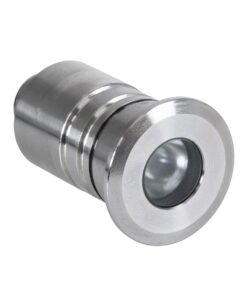 GloboStar® UNDERWATER-DANI 90413 Υποβρύχιο Χωνευτό Φωτιστικό Σποτ Ειδικό για Σιντριβάνια LED 1W 80lm 5° DC 24V Αδιάβροχο IP68 Φ3 x Υ5cm Μπλε – Ανοξείδωτο Ατσάλι – 3 Years Warranty