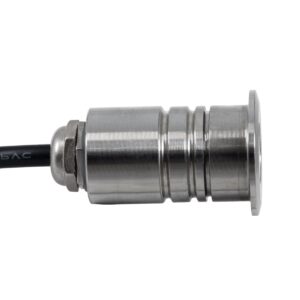 GloboStar® UNDERWATER-DANI 90413 Υποβρύχιο Χωνευτό Φωτιστικό Σποτ Ειδικό για Σιντριβάνια LED 1W 80lm 5° DC 24V Αδιάβροχο IP68 Φ3 x Υ5cm Μπλε – Ανοξείδωτο Ατσάλι – 3 Years Warranty