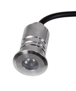 GloboStar® UNDERWATER-DANI 90413 Υποβρύχιο Χωνευτό Φωτιστικό Σποτ Ειδικό για Σιντριβάνια LED 1W 80lm 5° DC 24V Αδιάβροχο IP68 Φ3 x Υ5cm Μπλε – Ανοξείδωτο Ατσάλι – 3 Years Warranty