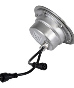 GloboStar® UNDERWATER-YUNI 90419 Υποβρύχιο Χωνευτό Φωτιστικό Σποτ Ειδικό για Σιντριβάνια LED 6W 510lm 30° DC 24V Αδιάβροχο IP68 Φ15 x Υ10cm RGBW DMX512 – Ανοξείδωτο Ατσάλι – 3 Years Warranty