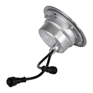 GloboStar® UNDERWATER-YUNI 90419 Υποβρύχιο Χωνευτό Φωτιστικό Σποτ Ειδικό για Σιντριβάνια LED 6W 510lm 30° DC 24V Αδιάβροχο IP68 Φ15 x Υ10cm RGBW DMX512 – Ανοξείδωτο Ατσάλι – 3 Years Warranty