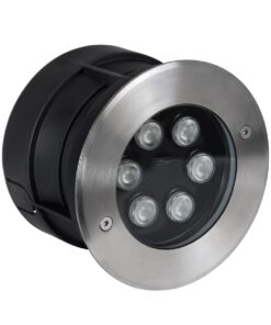 GloboStar® UNDERWATER-YUNI 90419 Υποβρύχιο Χωνευτό Φωτιστικό Σποτ Ειδικό για Σιντριβάνια LED 6W 510lm 30° DC 24V Αδιάβροχο IP68 Φ15 x Υ10cm RGBW DMX512 – Ανοξείδωτο Ατσάλι – 3 Years Warranty