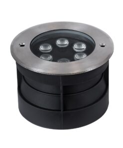 GloboStar® UNDERWATER-YUNI 90419 Υποβρύχιο Χωνευτό Φωτιστικό Σποτ Ειδικό για Σιντριβάνια LED 6W 510lm 30° DC 24V Αδιάβροχο IP68 Φ15 x Υ10cm RGBW DMX512 – Ανοξείδωτο Ατσάλι – 3 Years Warranty