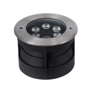 GloboStar® UNDERWATER-YUNI 90419 Υποβρύχιο Χωνευτό Φωτιστικό Σποτ Ειδικό για Σιντριβάνια LED 6W 510lm 30° DC 24V Αδιάβροχο IP68 Φ15 x Υ10cm RGBW DMX512 – Ανοξείδωτο Ατσάλι – 3 Years Warranty