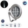 GloboStar® UNDERWATER-JERRY 90424 Υποβρύχιο Επιφανειακό Φωτιστικό Σποτ Ειδικό για Σιντριβάνια – Πισίνες – Τζακούζι LED 12W 1200lm 30° DC 24V Αδιάβροχο IP68 Μ14.5 x Π7 x Υ19cm Ψυχρό Λευκό 6000K – Ανοξείδωτο Ατσάλι SS304 – 3 Years Warranty
