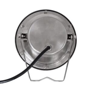 GloboStar® UNDERWATER-DENIS 90429 Υποβρύχιο Επιφανειακό Φωτιστικό Σποτ Ειδικό για Σιντριβάνια – Πισίνες – Τζακούζι LED 12W 1080lm 30° DC 24V Αδιάβροχο IP68 Μ14.5 x Π7 x Υ17cm Θερμό Λευκό 2700K – Ανοξείδωτο Ατσάλι SS304 – 3 Years Warranty