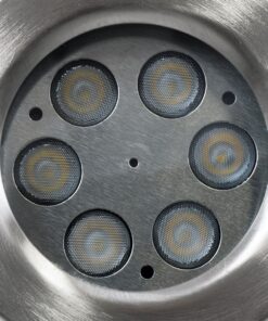 GloboStar® UNDERWATER-DEDY 90427 Υποβρύχιο Επιφανειακό Φωτιστικό Σποτ Ειδικό για Σιντριβάνια – Πισίνες – Τζακούζι LED 6W 600lm 30° DC 24V Αδιάβροχο IP68 Μ12 x Π7.5 x Υ14.5cm Ψυχρό Λευκό 6000K – Ανοξείδωτο Ατσάλι SS304 – 3 Years Warranty