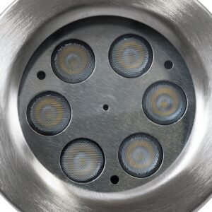 GloboStar® UNDERWATER-JERRY 90423 Υποβρύχιο Επιφανειακό Φωτιστικό Σποτ Ειδικό για Σιντριβάνια – Πισίνες – Τζακούζι LED 12W 1080lm 120° DC 24V Αδιάβροχο IP68 Μ14.5 x Π7 x Υ19cm Θερμό Λευκό 2700K – Ανοξείδωτο Ατσάλι SS304 – 3 Years Warranty